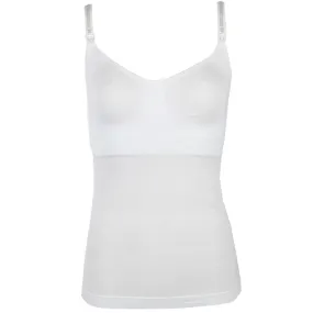 Seamless Nursing Tank in White