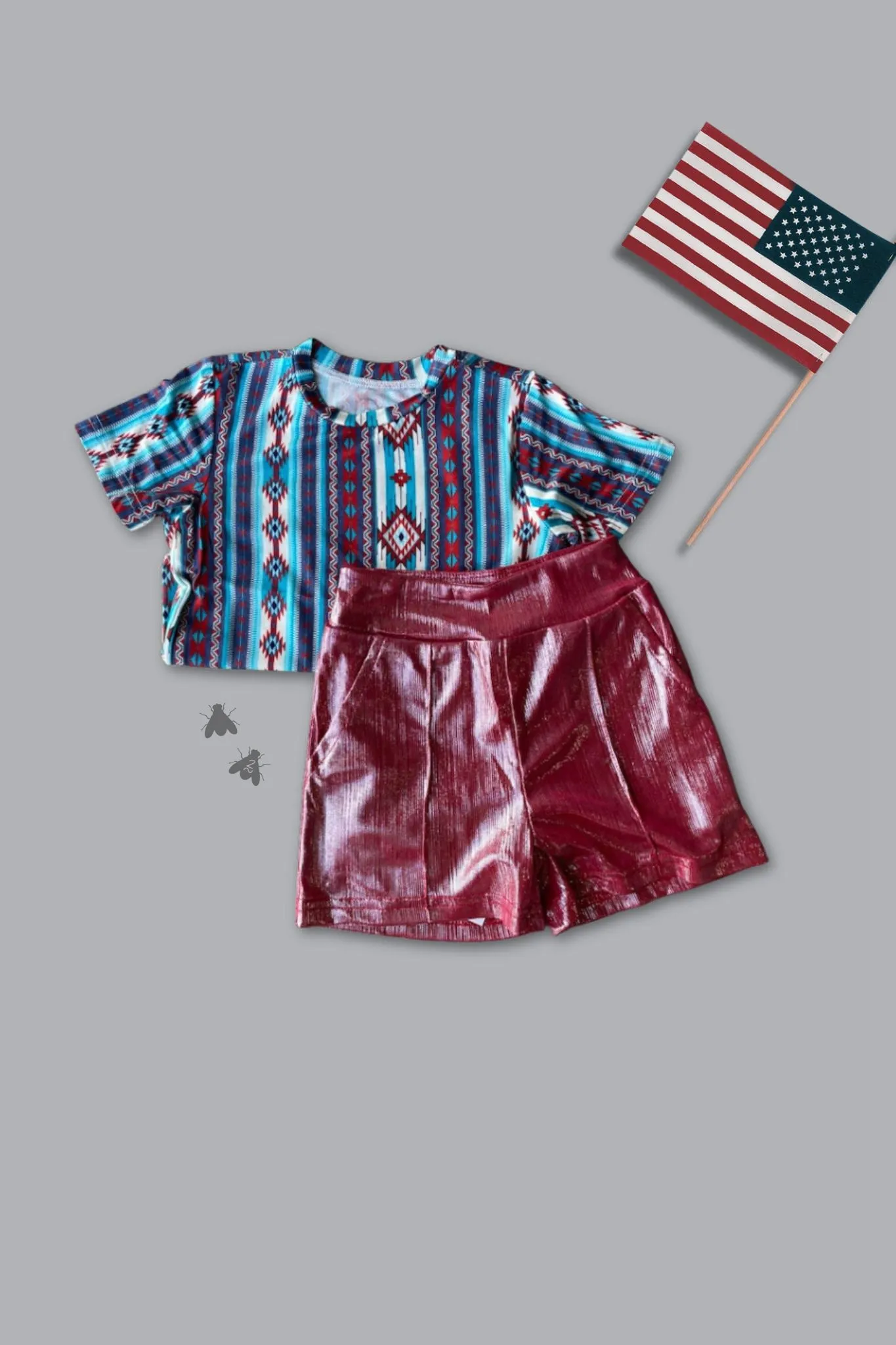 SHINEY SHORT * FIREWORK [KIDS]