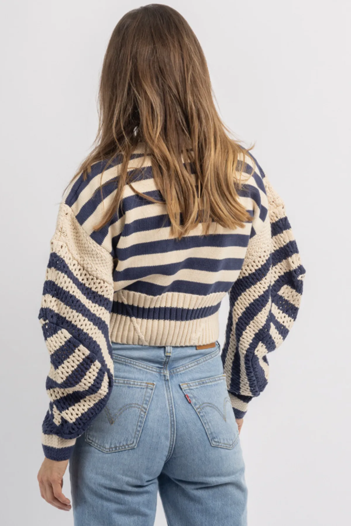 SKI LODGE NAVY SWEATER