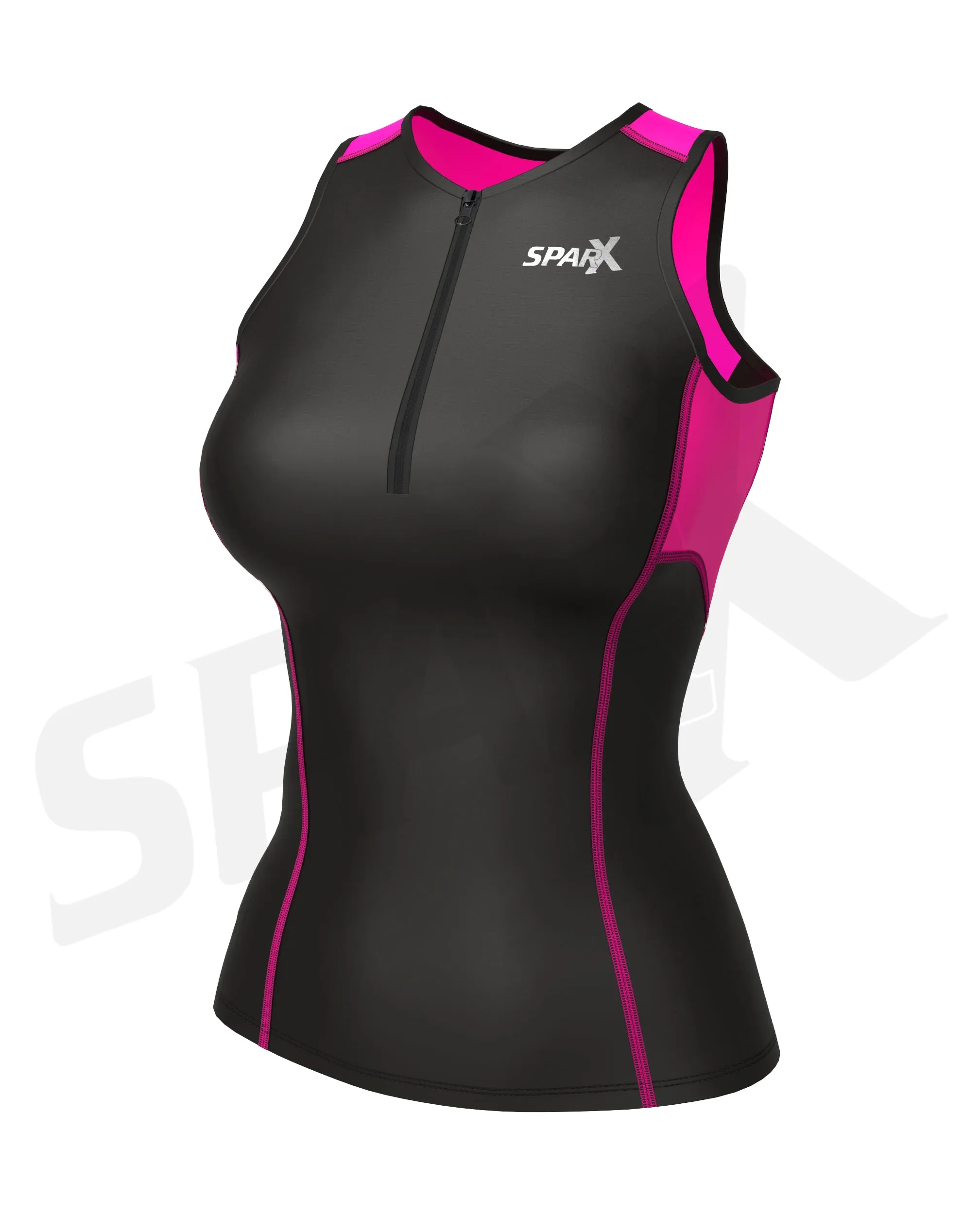 Sparx Women's Perform Tri Tank Women Tri Tops Triathlon Top Triathlon Tank Women Race Cycling Swim Bike Run