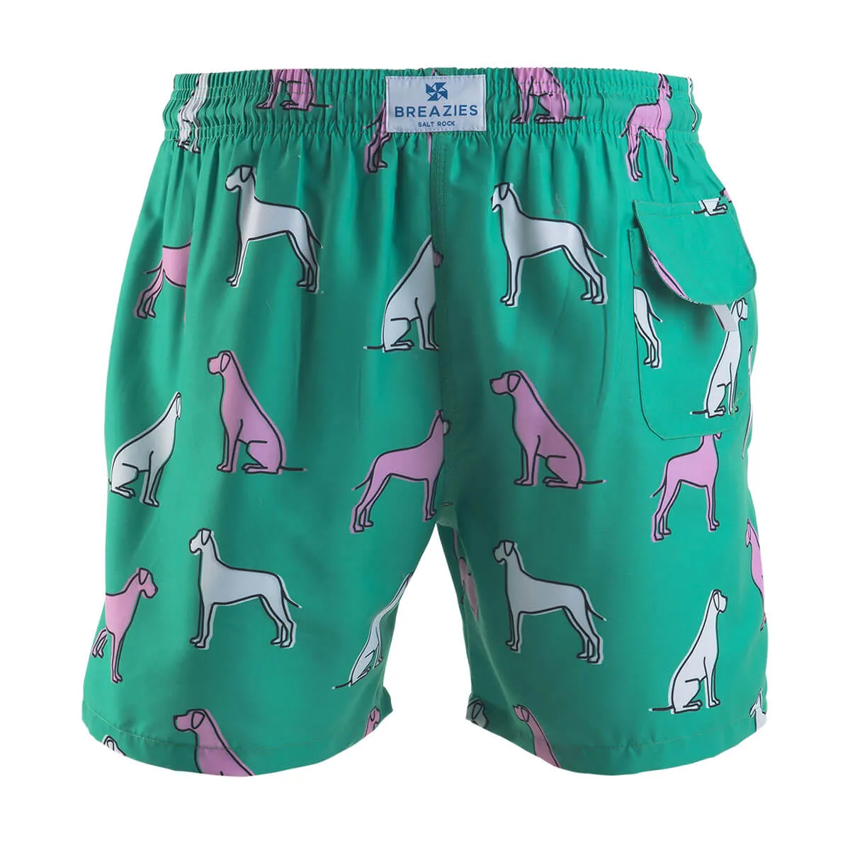 Swim Shorts - Great Danes | Green