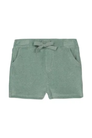 TAR Laurel Green Terry Baby Shorts