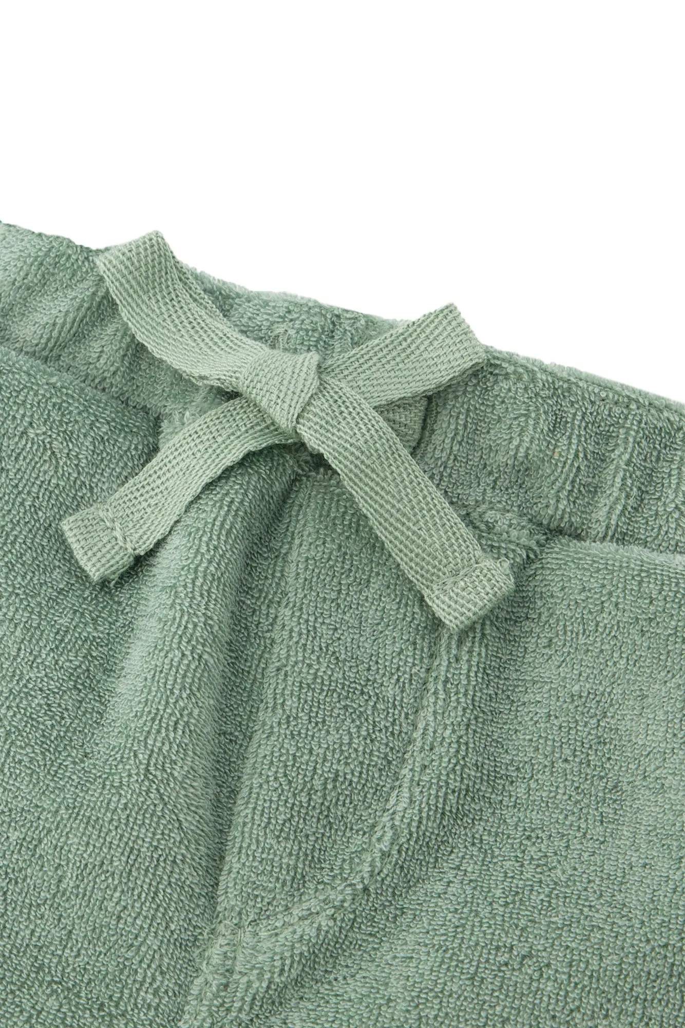 TAR Laurel Green Terry Baby Shorts