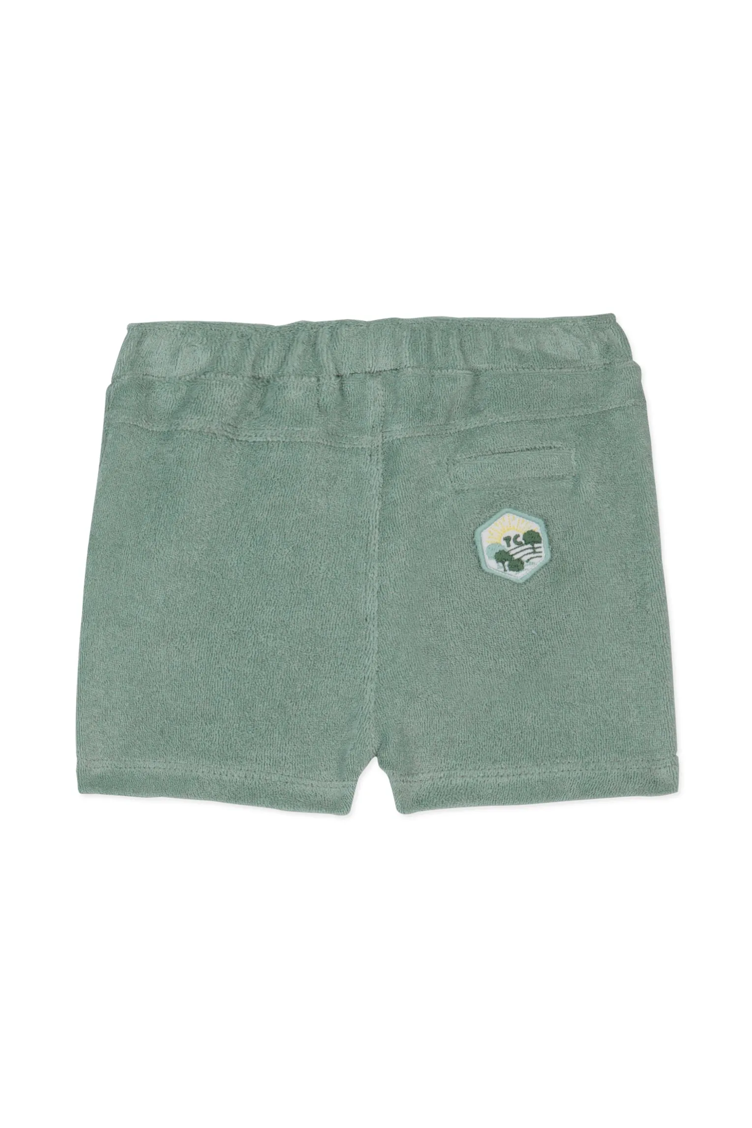 TAR Laurel Green Terry Baby Shorts