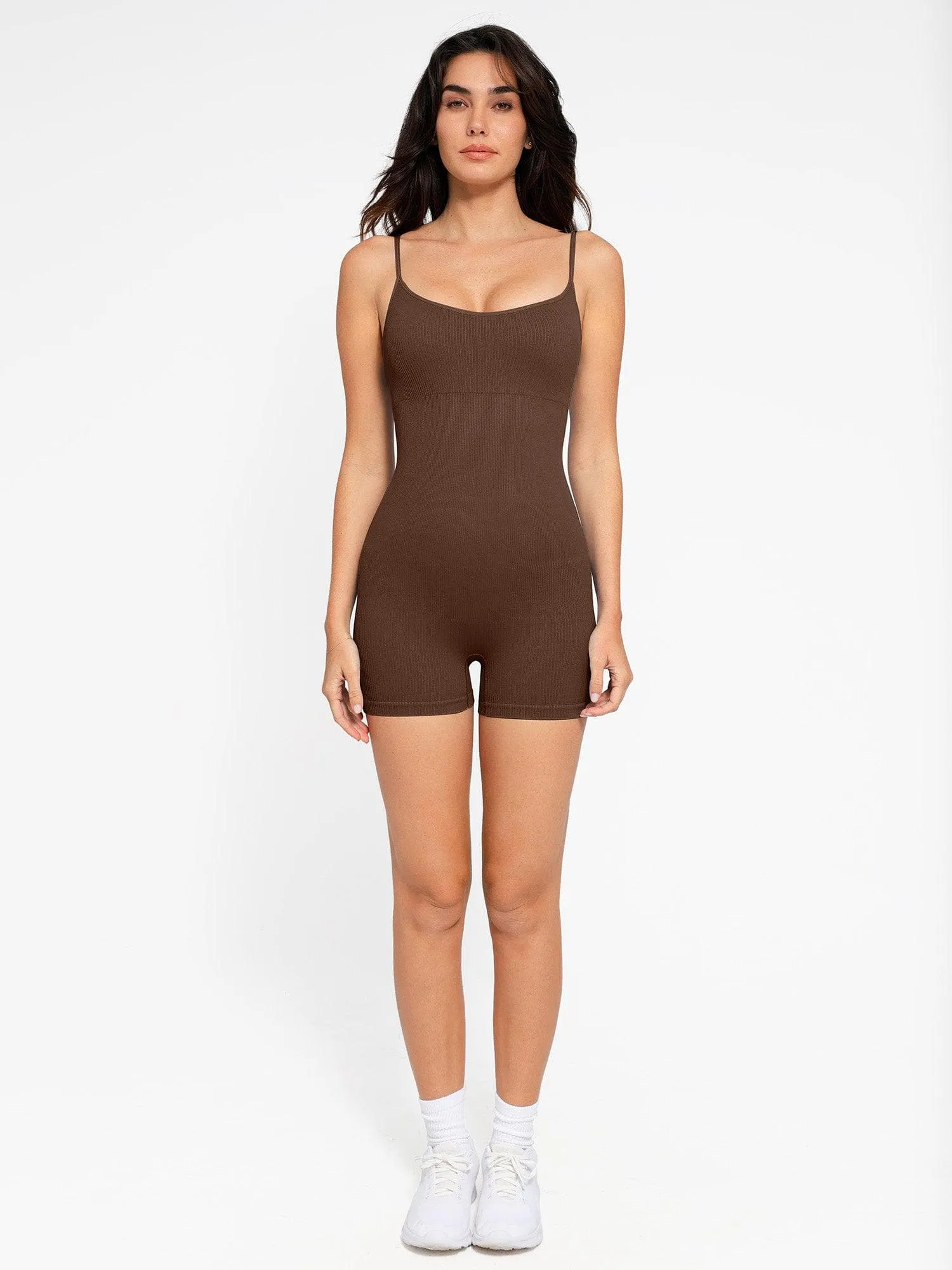 The Shapewear Romper Seamless Ribbed Tank For Insiders