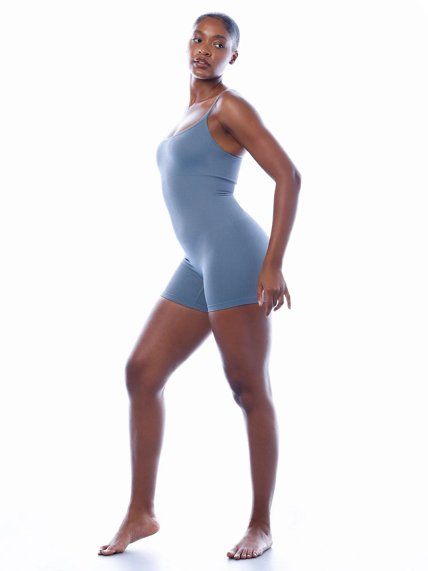 The Shapewear Romper Seamless Ribbed Tank For Insiders