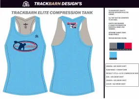 Throw-Town- Womens Compression Tank