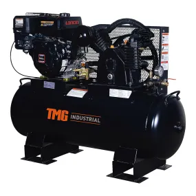 TMG Industrial 40 Gallon 2-Stage Truck Mounted Air Compressor, 9 HP OHV Loncin Engine, Horizontal Tank, 18.7 CFM @ 90 PSI, TMG-GAC40