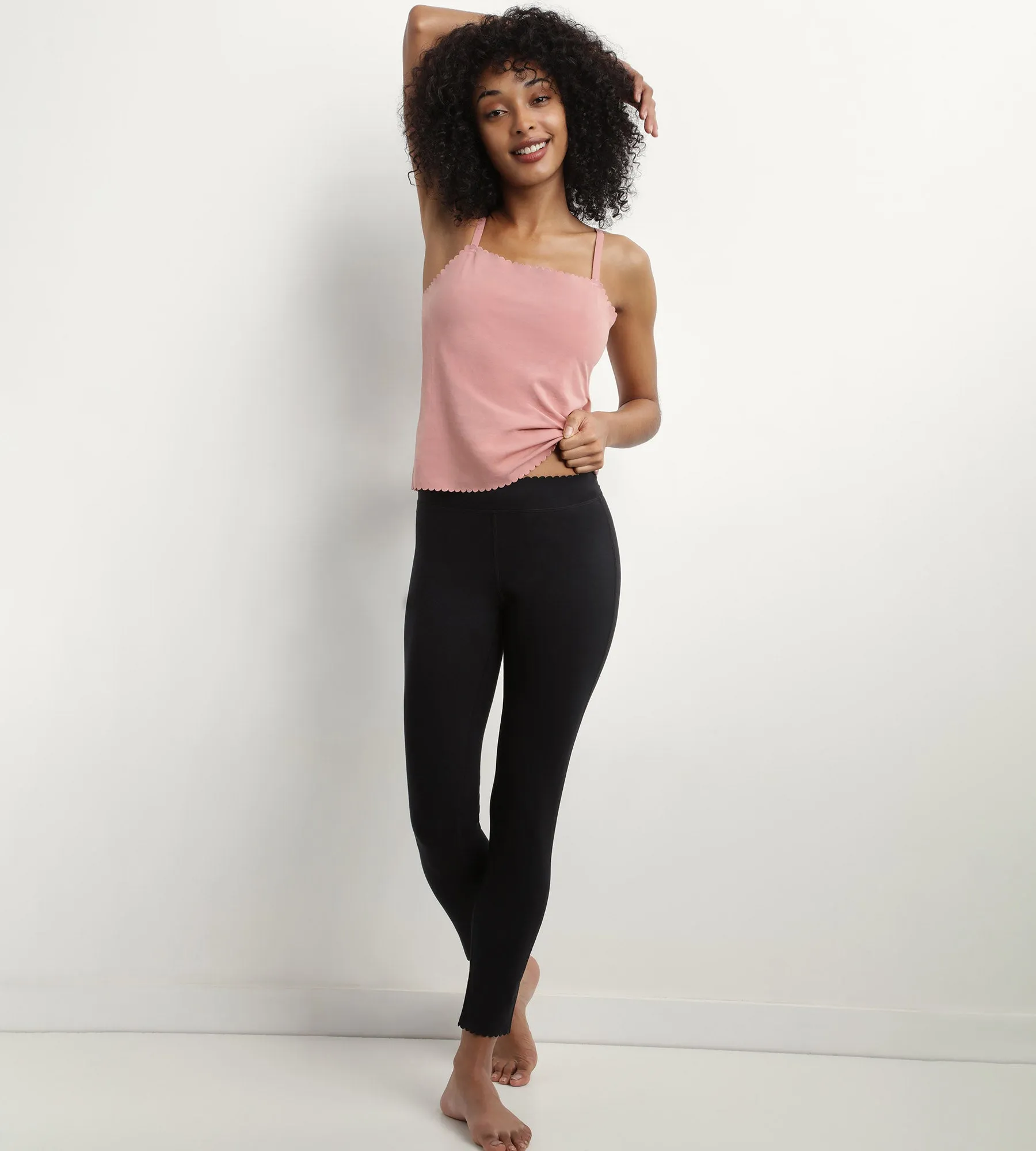 Top femme en coton stretch sans couture Rose Ombre Body Touch Easy