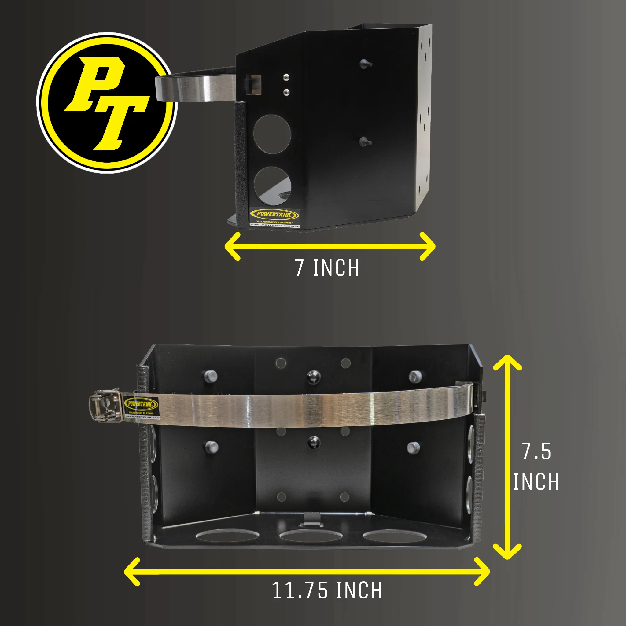 Tor LOCKER Bracket for 11 lb Squatty Propane Tank & 11 lb Viking Composite Tank