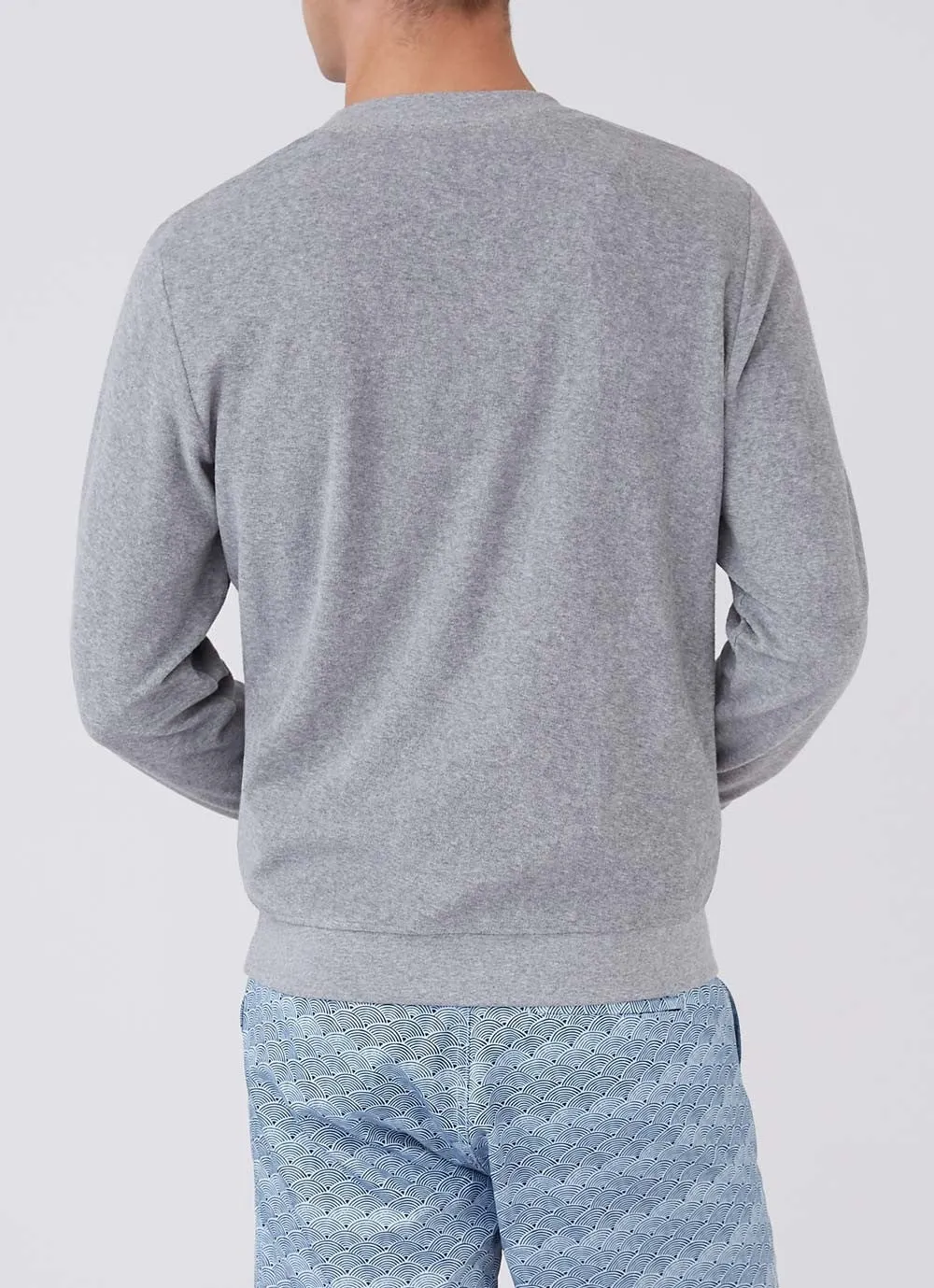 Towelling Sweatshirt Grey - LAST PIECE