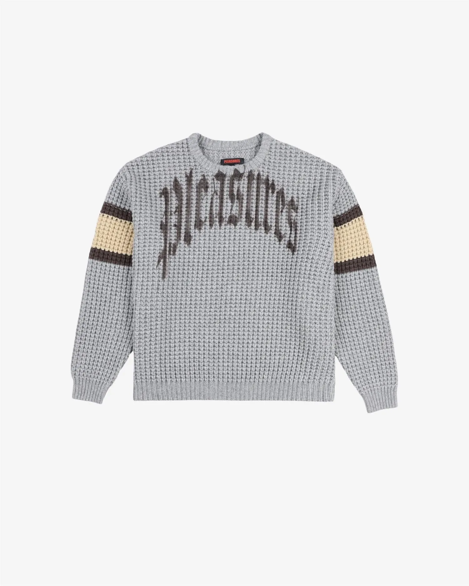 TWITCH CHUNKY KNIT SWEATER - GREY