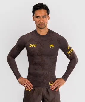 UFC Fusion by Venum Fight Week Men’s Performance Long Sleeve Rashguard - Earthen Brown