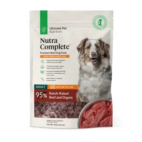 Ultimate Pet Nutrition Nutra Complete 95% Beef Freeze-Dried Dog Food