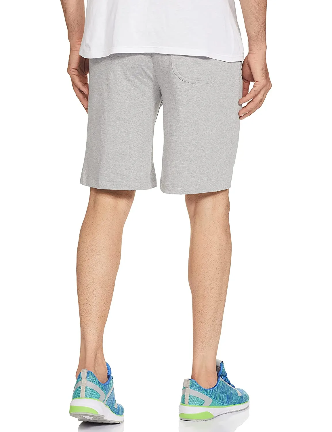 Van Heusen  Men's Grey Cotton Shorts Grey