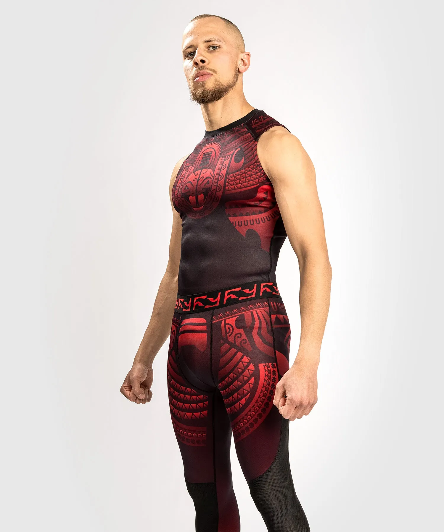 Venum Nakahi Rashguard - Sleeveless - Black/Red