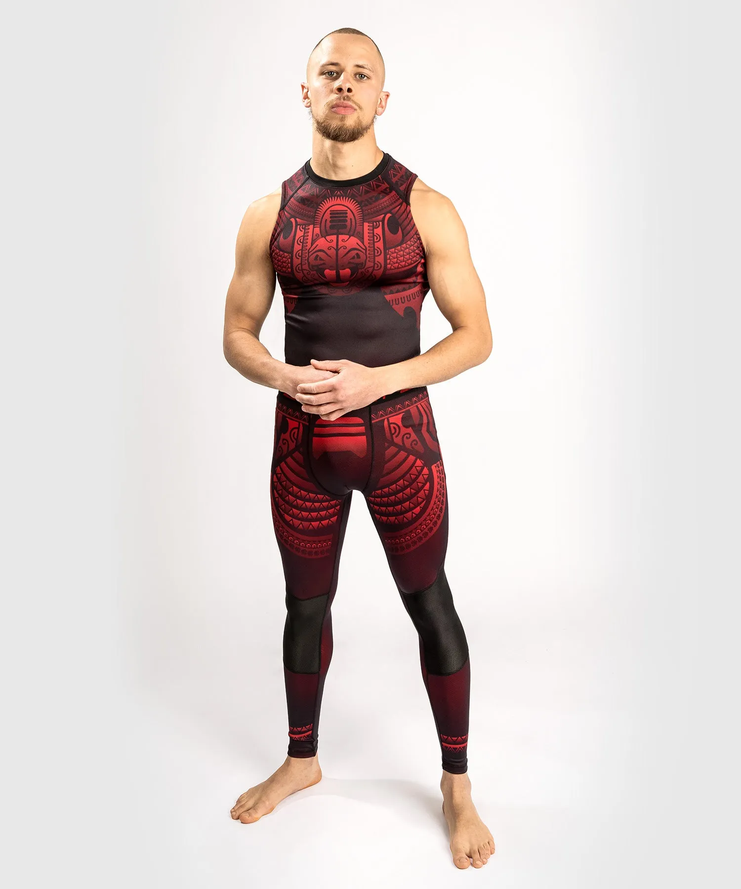 Venum Nakahi Rashguard - Sleeveless - Black/Red