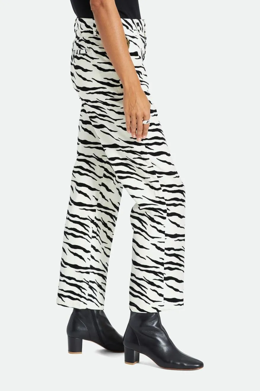 Victory Pant - Off White Tiger