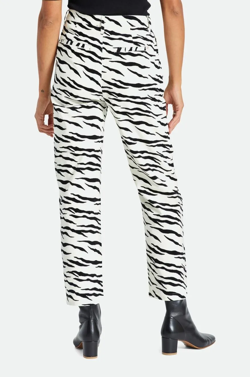 Victory Pant - Off White Tiger