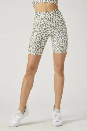 Wear It To Heart Kurt High Waist Short - Wild Cheetah White