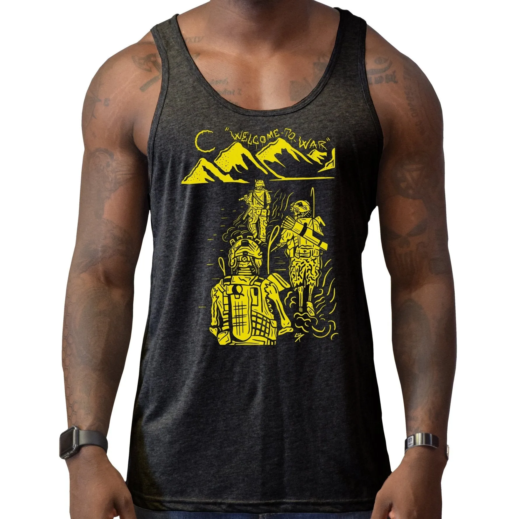 Welcome To War Men's Tank