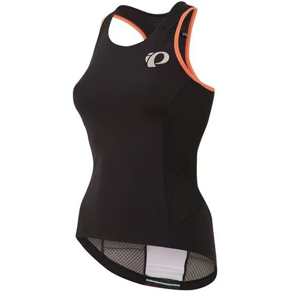 Women's Elite Pursuit Tri Tank - Black/Purple Wine Stripe