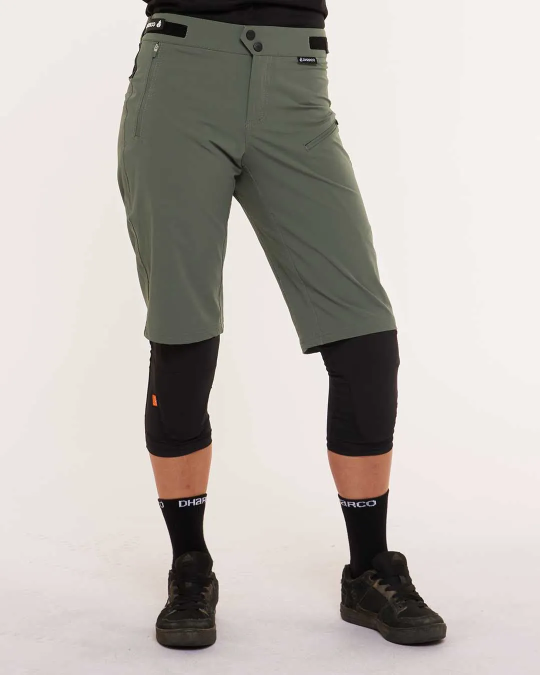 Womens Gravity Shorts | Gorilla Green