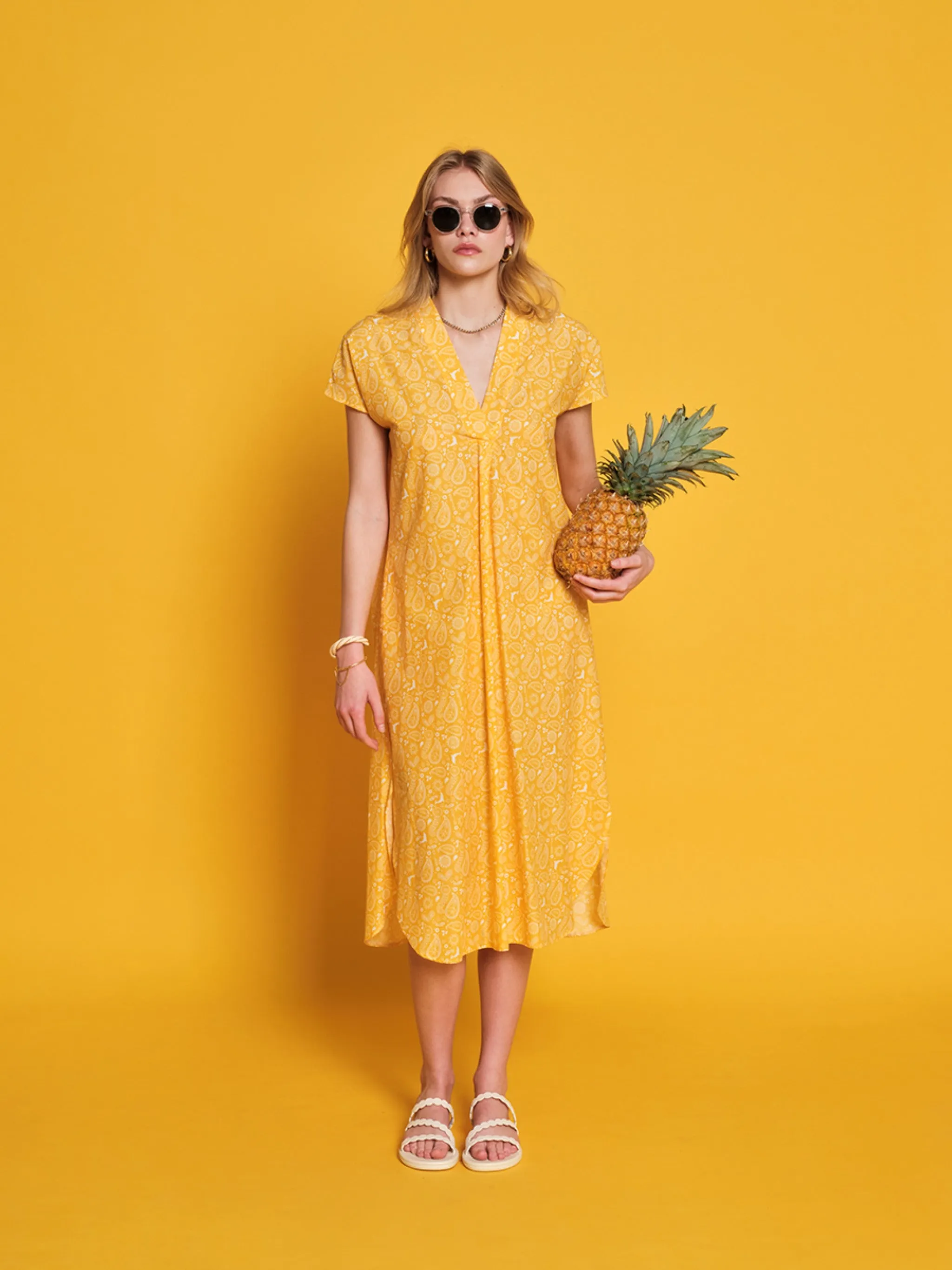 Yellow Bandana  | Kaftan