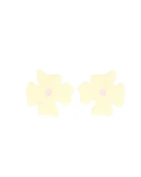 Yellow Blossom Stud Earrings