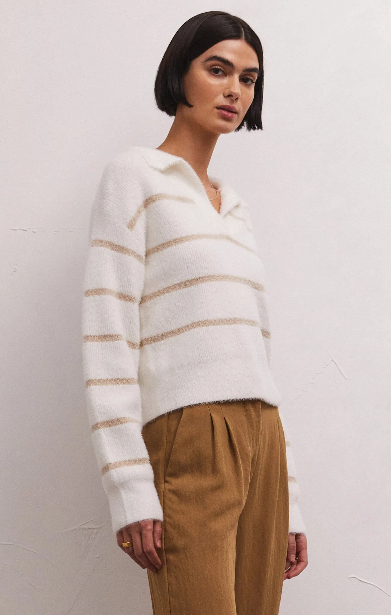 Z Supply Monique Stripe Sweater